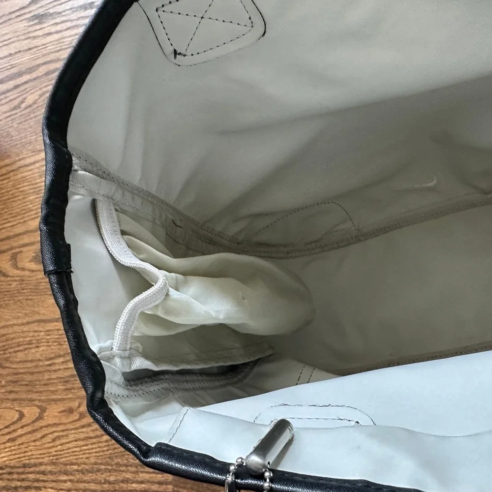 Deadstock Nike Tote Bag OS Black Solid Women's Y2K Sporty Techwear Athleisure